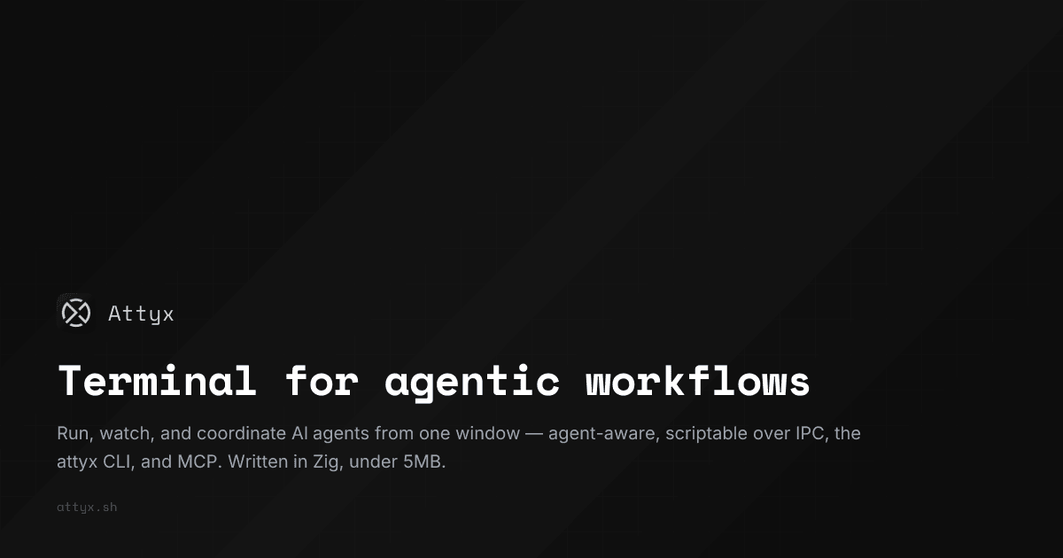 Attyx — Terminal for agentic workflows